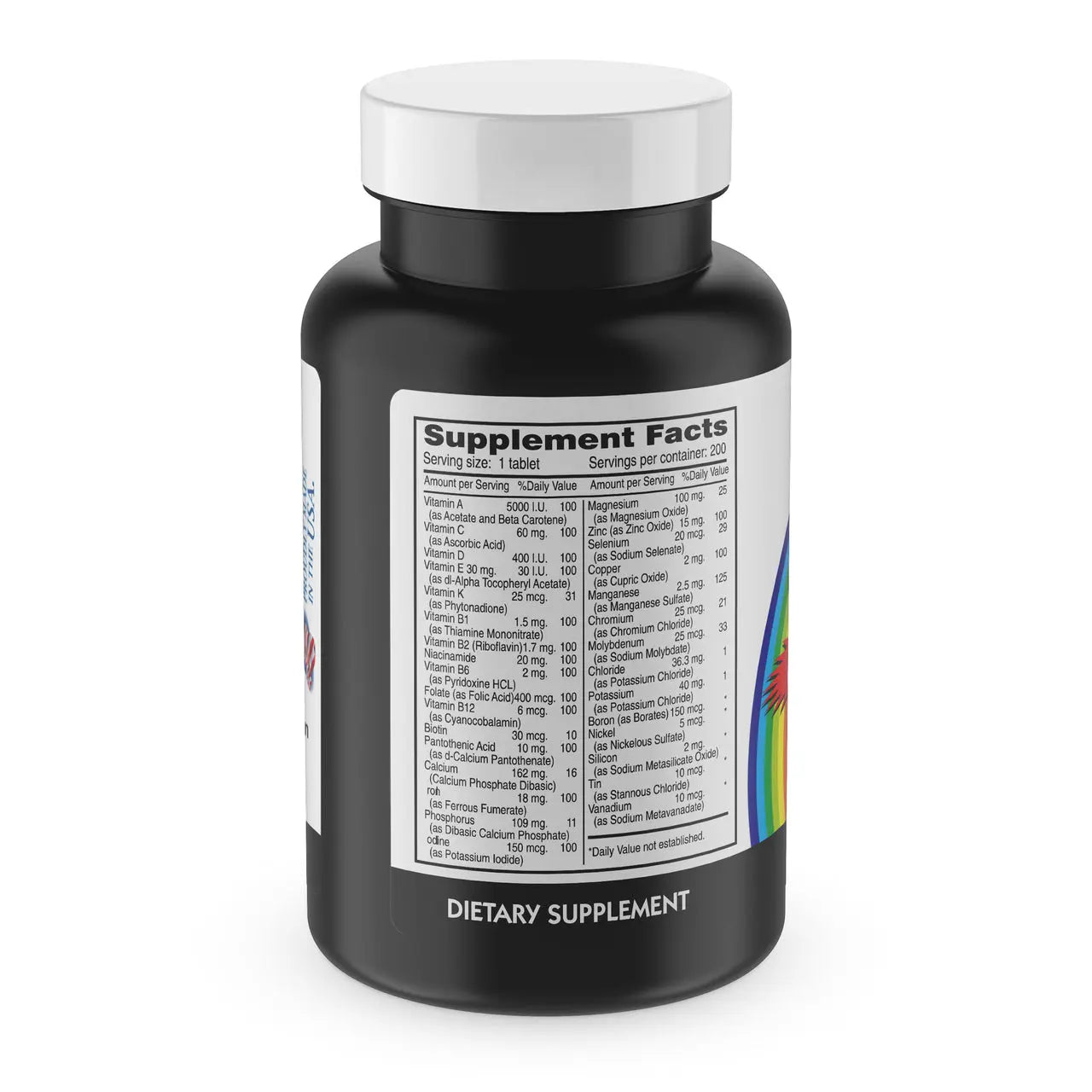 Complete Vitamin Complex 200 Tablets - Sunshine Naturals