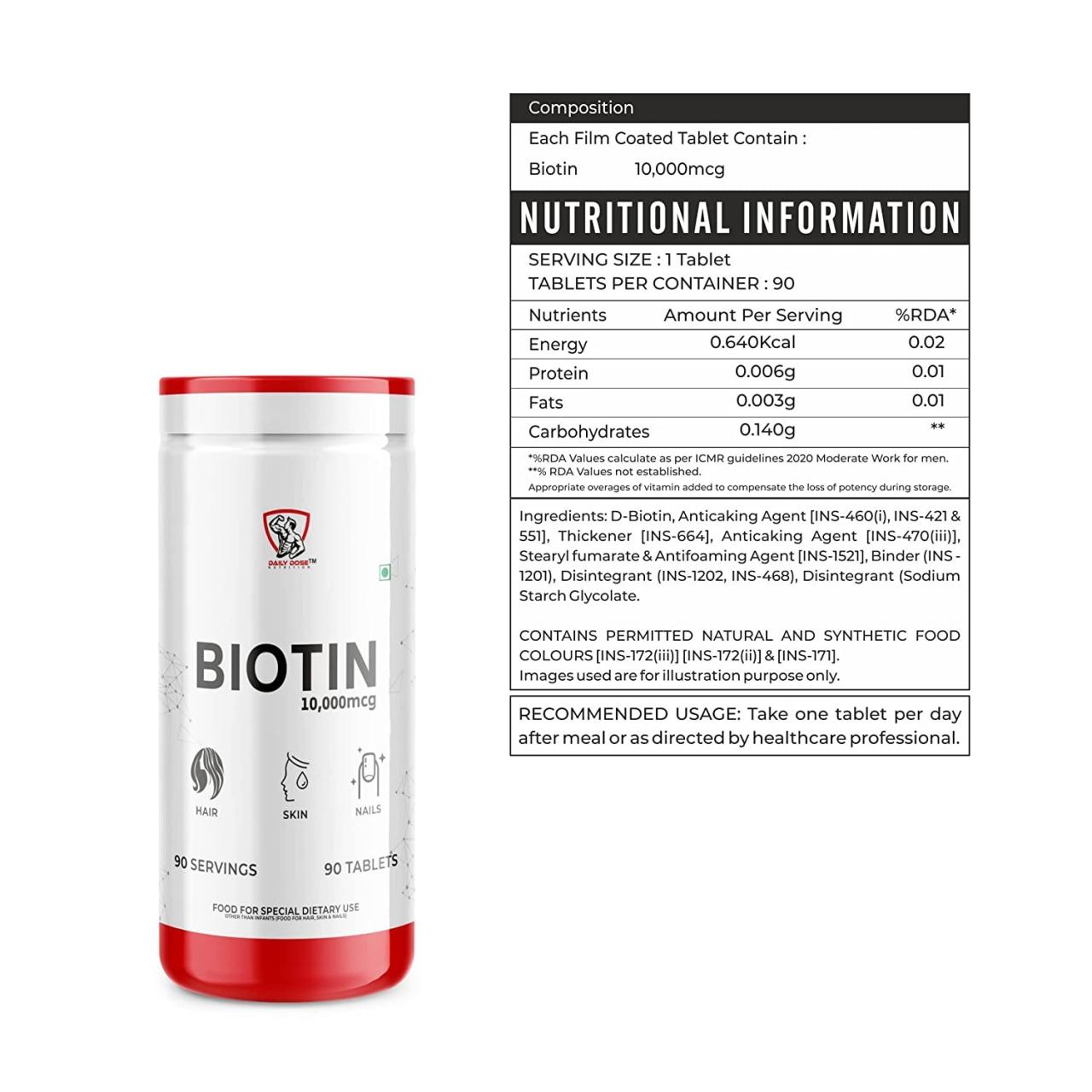 Daily Dose Biotin – 247 Nutrition