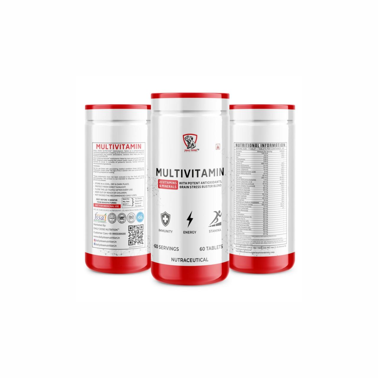 DAILY DOSE NUTRITION Multivitamin Supplement – Dailydosenutrition