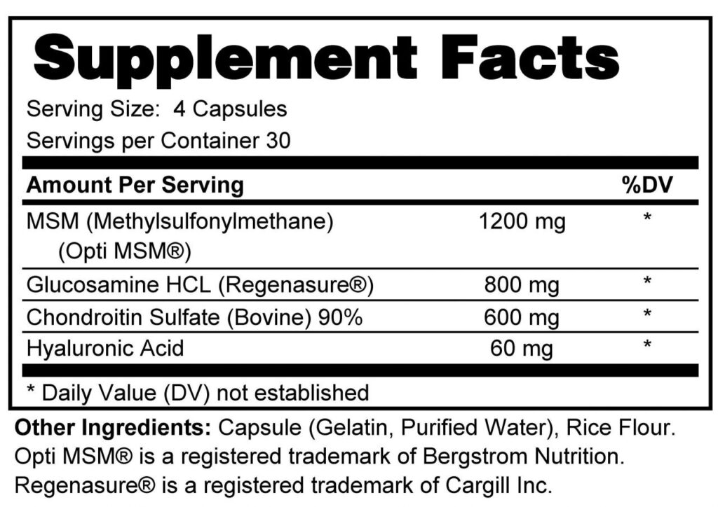 Daily Vitamin For Joint Health