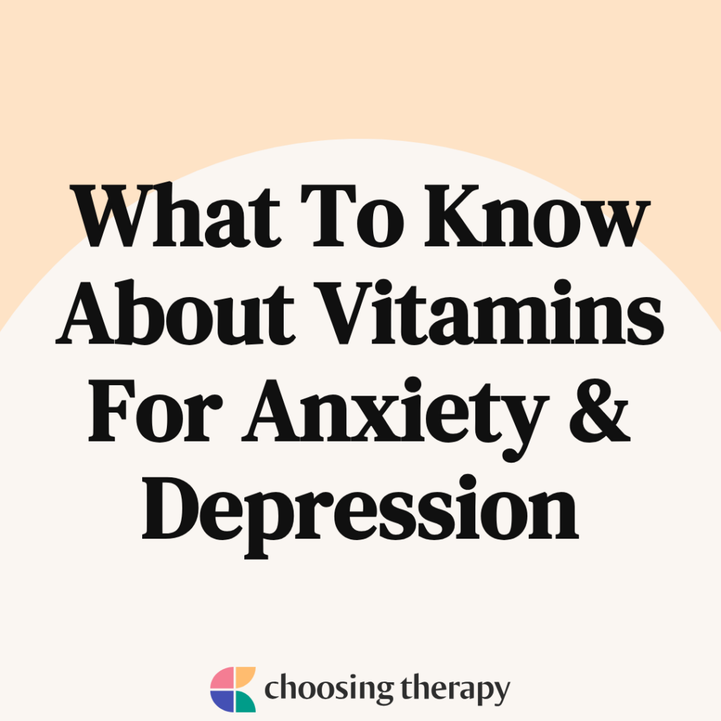 Daily Vitamin For Anxiety