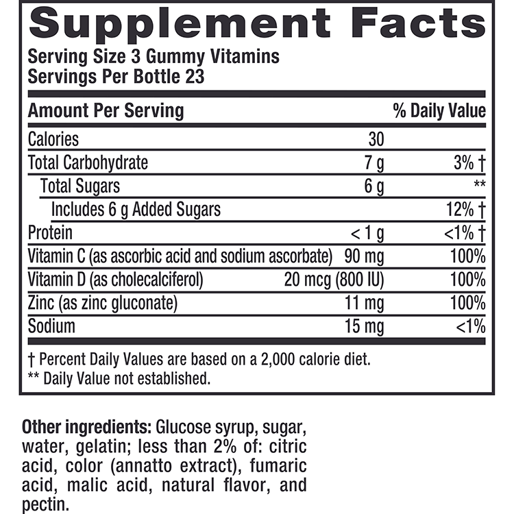 Daily Vitamin For Immune Support