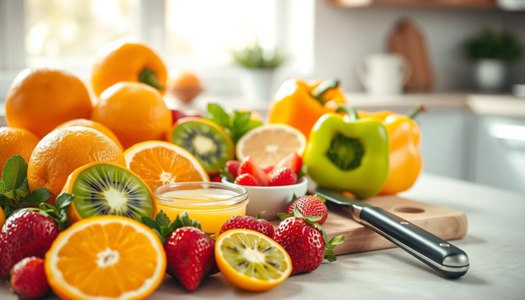 Dietary sources of Vitamin C for skin health