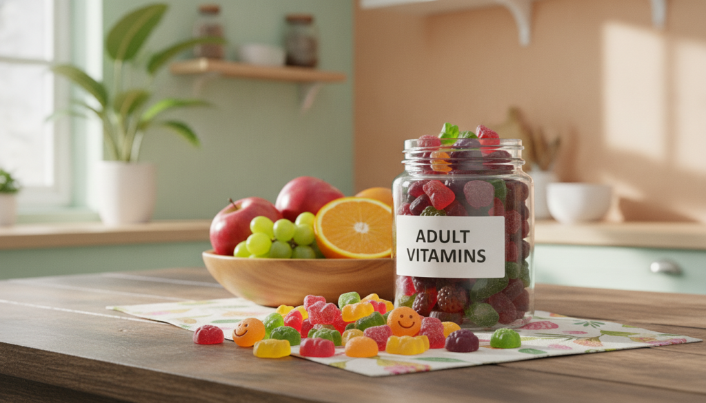 gummy vitamins for kids and gummy vitamins for adults