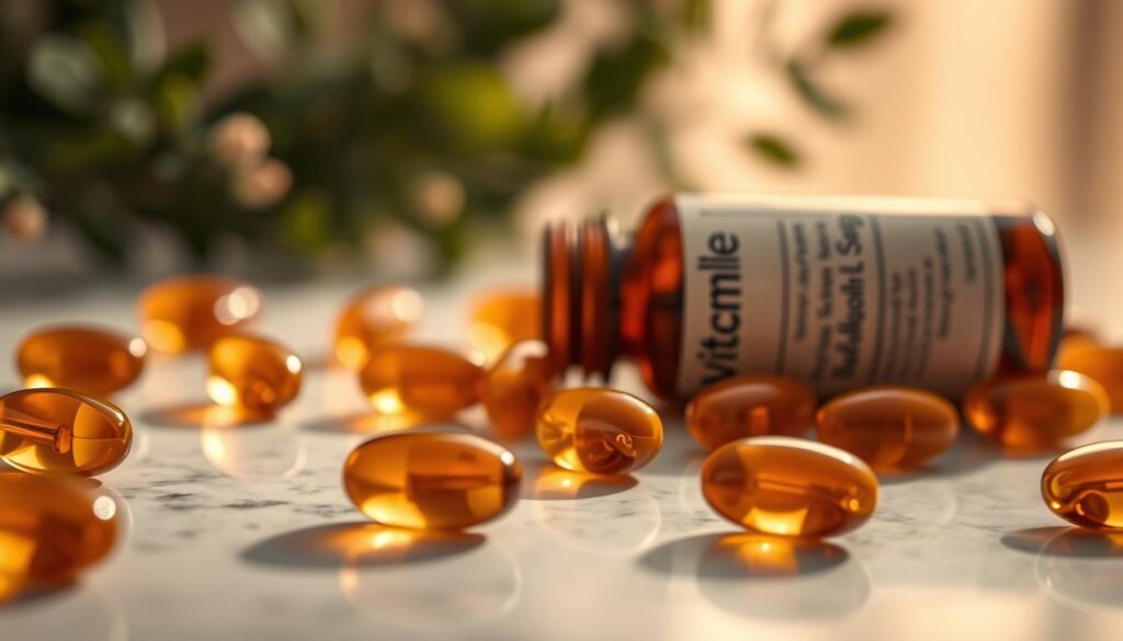 Vitamin E capsules Vitamin E capsules