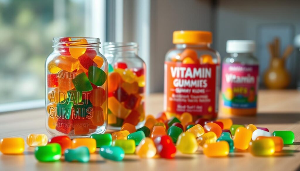 vitamin gummies for adults and gummy vitamins for kids
